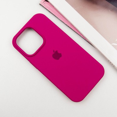Чохол Silicone Case Full Protective (AA) для Apple iPhone 16 Pro (6.3") Червоний / Rose Red Чохол Silicone Case Full Protective (AA) для Apple iPhone 16 Pro (6.3") Червоний / Rose Red