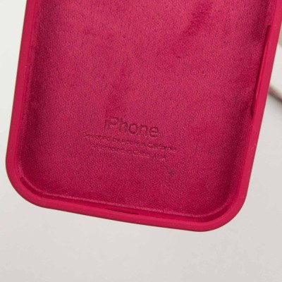Чохол Silicone Case Full Protective (AA) для Apple iPhone 16 Pro (6.3") Червоний / Rose Red Чохол Silicone Case Full Protective (AA) для Apple iPhone 16 Pro (6.3") Червоний / Rose Red