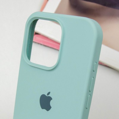 Чохол Silicone Case Full Protective (AA) для Apple iPhone 16 Pro Max (6.9") Бірюзовий / Beryl Чохол Silicone Case Full Protective (AA) для Apple iPhone 16 Pro Max (6.9") Бірюзовий / Beryl
