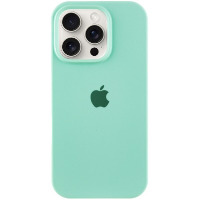 Чохол Silicone Case Full Protective (AA) для Apple iPhone 16 Pro Max (6.9") Бірюзовий / Turquoise Чохол Silicone Case Full Protective (AA) для Apple iPhone 16 Pro Max (6.9") Бірюзовий / Turquoise