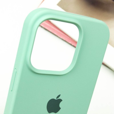 Чохол Silicone Case Full Protective (AA) для Apple iPhone 16 Pro Max (6.9") Бірюзовий / Turquoise Чохол Silicone Case Full Protective (AA) для Apple iPhone 16 Pro Max (6.9") Бірюзовий / Turquoise