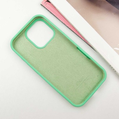 Чохол Silicone Case Full Protective (AA) для Apple iPhone 16 Pro Max (6.9") Зелений / Spearmint Чохол Silicone Case Full Protective (AA) для Apple iPhone 16 Pro Max (6.9") Зелений / Spearmint