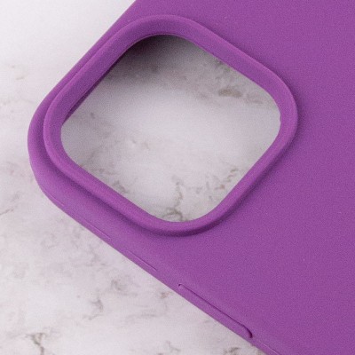 Чохол Silicone Case Full Protective (AA) для Apple iPhone 16 Pro Max (6.9") Фіолетовий / Grape Чохол Silicone Case Full Protective (AA) для Apple iPhone 16 Pro Max (6.9") Фіолетовий / Grape