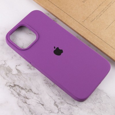 Чохол Silicone Case Full Protective (AA) для Apple iPhone 16 Pro Max (6.9") Фіолетовий / Grape Чохол Silicone Case Full Protective (AA) для Apple iPhone 16 Pro Max (6.9") Фіолетовий / Grape