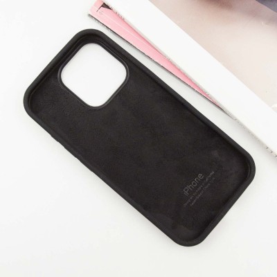 Чохол Silicone Case Full Protective (AA) для Apple iPhone 16 Pro Max (6.9") Чорний / Black