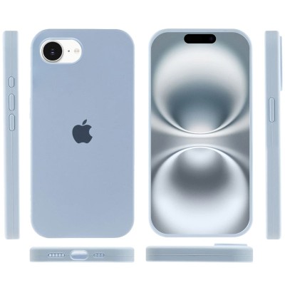 Чохол Silicone Case Full Protective (AA) для Apple iPhone 16e (6.1") Блакитний / Sweet Blue Чохол Silicone Case Full Protective (AA) для Apple iPhone 16e (6.1") Блакитний / Sweet Blue