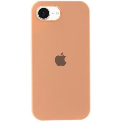 Чохол Silicone Case Full Protective (AA) для Apple iPhone 16e (6.1") Помаранчевий / Cantaloupe