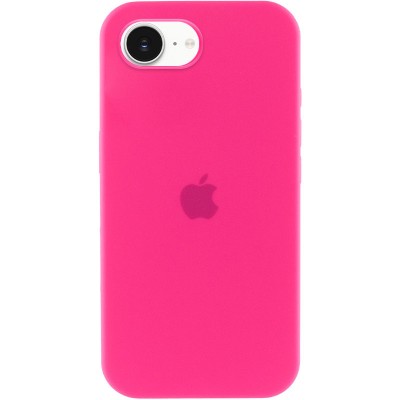 Чохол Silicone Case Full Protective (AA) для Apple iPhone 16e (6.1") Рожевий / Barbie pink Чохол Silicone Case Full Protective (AA) для Apple iPhone 16e (6.1") Рожевий / Barbie pink