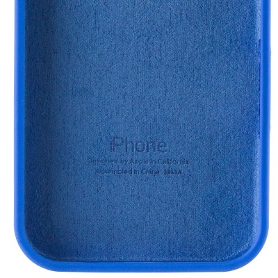 Чохол Silicone Case Full Protective (AA) для Apple iPhone 16e (6.1") Синій / Capri Blue Чохол Silicone Case Full Protective (AA) для Apple iPhone 16e (6.1") Синій / Capri Blue