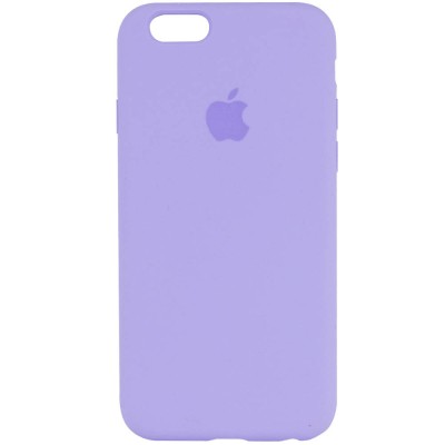 Чохол Silicone Case Full Protective (AA) для Apple iPhone 6/6s (4.7") Бузковий / Dasheen Чохол Silicone Case Full Protective (AA) для Apple iPhone 6/6s (4.7") Бузковий / Dasheen