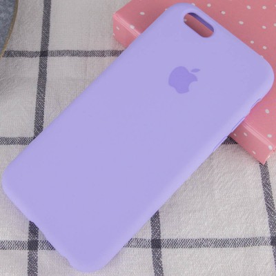 Чохол Silicone Case Full Protective (AA) для Apple iPhone 6/6s (4.7") Бузковий / Dasheen Чохол Silicone Case Full Protective (AA) для Apple iPhone 6/6s (4.7") Бузковий / Dasheen