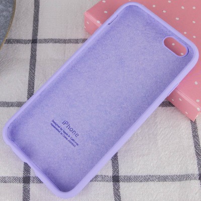 Чохол Silicone Case Full Protective (AA) для Apple iPhone 6/6s (4.7") Бузковий / Dasheen Чохол Silicone Case Full Protective (AA) для Apple iPhone 6/6s (4.7") Бузковий / Dasheen