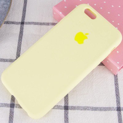 Чохол Silicone Case Full Protective (AA) для Apple iPhone 6/6s (4.7") Жовтий / Mellow Yellow Чохол Silicone Case Full Protective (AA) для Apple iPhone 6/6s (4.7") Жовтий / Mellow Yellow