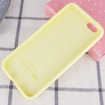 Чохол Silicone Case Full Protective (AA) для Apple iPhone 6/6s (4.7") Жовтий / Mellow Yellow Чохол Silicone Case Full Protective (AA) для Apple iPhone 6/6s (4.7") Жовтий / Mellow Yellow