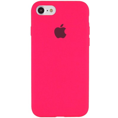 Чохол Silicone Case Full Protective (AA) для Apple iPhone 6/6s (4.7") Рожевий / Barbie pink Чохол Silicone Case Full Protective (AA) для Apple iPhone 6/6s (4.7") Рожевий / Barbie pink