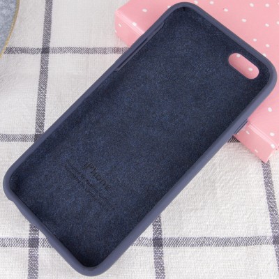Чохол Silicone Case Full Protective (AA) для Apple iPhone 6/6s (4.7") Темний Синій / Midnight Blue Чохол Silicone Case Full Protective (AA) для Apple iPhone 6/6s (4.7") Темний Синій / Midnight Blue
