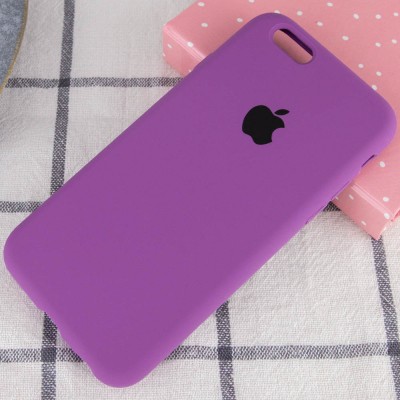 Чохол Silicone Case Full Protective (AA) для Apple iPhone 6/6s (4.7") Фіолетовий / Grape Чохол Silicone Case Full Protective (AA) для Apple iPhone 6/6s (4.7") Фіолетовий / Grape