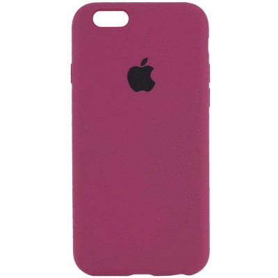 Чохол Silicone Case Full Protective (AA) для Apple iPhone 6/6s (4.7") Червоний / Rose Red Чохол Silicone Case Full Protective (AA) для Apple iPhone 6/6s (4.7") Червоний / Rose Red