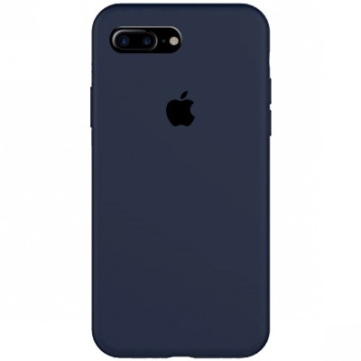 Чохол Silicone Case Full Protective (AA) для Apple iPhone 7 plus / 8 plus (5.5") Темний Синій / Midnight Blue Чохол Silicone Case Full Protective (AA) для Apple iPhone 7 plus / 8 plus (5.5") Темний Синій / Midnight Blue