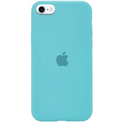 Чохол Silicone Case Full Protective (AA) для Apple iPhone SE (2020) Бірюзовий / Marine Green Чохол Silicone Case Full Protective (AA) для Apple iPhone SE (2020) Бірюзовий / Marine Green