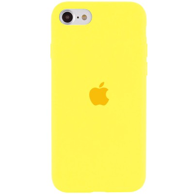 Чохол Silicone Case Full Protective (AA) для Apple iPhone SE (2020) Жовтий / Yellow Чохол Silicone Case Full Protective (AA) для Apple iPhone SE (2020) Жовтий / Yellow