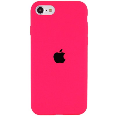 Чохол Silicone Case Full Protective (AA) для Apple iPhone SE (2020) Рожевий / Barbie pink Чохол Silicone Case Full Protective (AA) для Apple iPhone SE (2020) Рожевий / Barbie pink