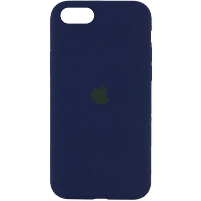 Чохол Silicone Case Full Protective (AA) для Apple iPhone SE (2020) Синій / Deep navy Чохол Silicone Case Full Protective (AA) для Apple iPhone SE (2020) Синій / Deep navy