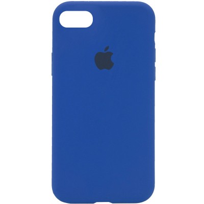 Чохол Silicone Case Full Protective (AA) для Apple iPhone SE (2020) Синій / Royal blue Чохол Silicone Case Full Protective (AA) для Apple iPhone SE (2020) Синій / Royal blue