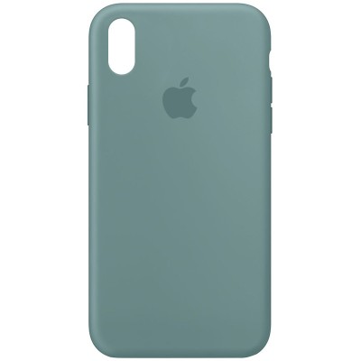 Чохол Silicone Case Full Protective (AA) для Apple iPhone X (5.8") / XS (5.8") Зелений / Cactus Чохол Silicone Case Full Protective (AA) для Apple iPhone X (5.8") / XS (5.8") Зелений / Cactus
