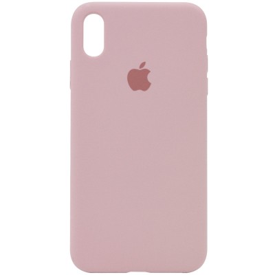 Чохол Silicone Case Full Protective (AA) для Apple iPhone X (5.8") / XS (5.8") Рожевий / Pink Sand Чохол Silicone Case Full Protective (AA) для Apple iPhone X (5.8") / XS (5.8") Рожевий / Pink Sand