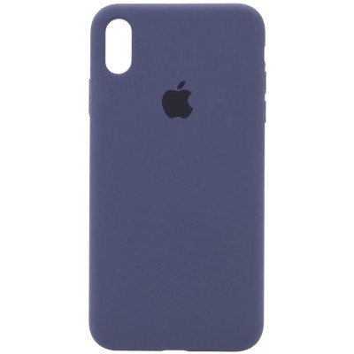 Чохол Silicone Case Full Protective (AA) для Apple iPhone X (5.8") / XS (5.8") Темний Синій / Midnight Blue Чохол Silicone Case Full Protective (AA) для Apple iPhone X (5.8") / XS (5.8") Темний Синій / Midnight Blue