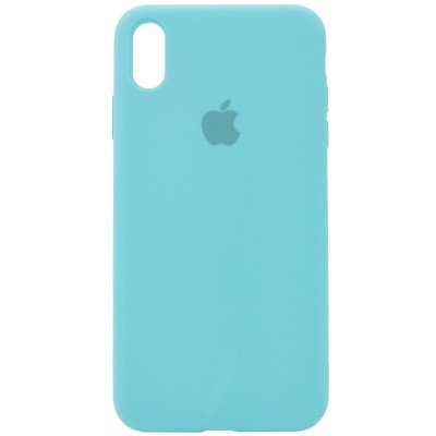Чохол Silicone Case Full Protective (AA) для Apple iPhone XR (6.1") Бірюзовий / Marine Green Чохол Silicone Case Full Protective (AA) для Apple iPhone XR (6.1") Бірюзовий / Marine Green