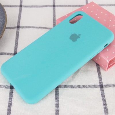 Чохол Silicone Case Full Protective (AA) для Apple iPhone XR (6.1") Бірюзовий / Marine Green Чохол Silicone Case Full Protective (AA) для Apple iPhone XR (6.1") Бірюзовий / Marine Green