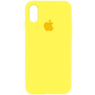 Чохол Silicone Case Full Protective (AA) для Apple iPhone XR (6.1") Жовтий / Yellow Чохол Silicone Case Full Protective (AA) для Apple iPhone XR (6.1") Жовтий / Yellow