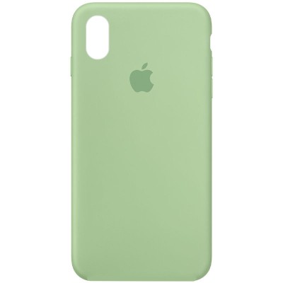 Чохол Silicone Case Full Protective (AA) для Apple iPhone XR (6.1") Зелений / Pistachio Чохол Silicone Case Full Protective (AA) для Apple iPhone XR (6.1") Зелений / Pistachio
