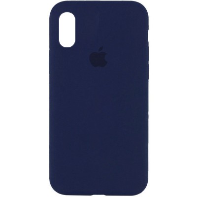 Чохол Silicone Case Full Protective (AA) для Apple iPhone XR (6.1") Синій / Deep navy Чохол Silicone Case Full Protective (AA) для Apple iPhone XR (6.1") Синій / Deep navy