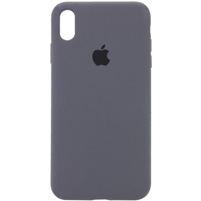 Чохол Silicone Case Full Protective (AA) для Apple iPhone XR (6.1") Сірий / Dark Grey Чохол Silicone Case Full Protective (AA) для Apple iPhone XR (6.1") Сірий / Dark Grey