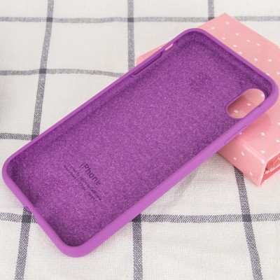 Чохол Silicone Case Full Protective (AA) для Apple iPhone XR (6.1") Фіолетовий / Grape Чохол Silicone Case Full Protective (AA) для Apple iPhone XR (6.1") Фіолетовий / Grape