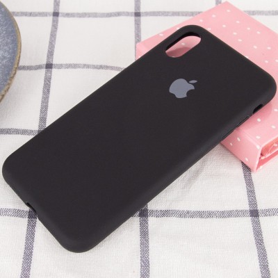 Чохол Silicone Case Full Protective (AA) для Apple iPhone XR (6.1") Чорний / Black Чохол Silicone Case Full Protective (AA) для Apple iPhone XR (6.1") Чорний / Black