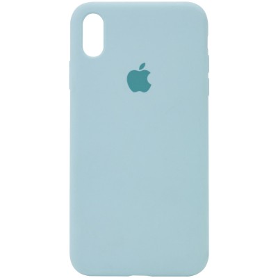 Чохол Silicone Case Full Protective (AA) для Apple iPhone XS Max (6.5") Бірюзовий / Turquoise Чохол Silicone Case Full Protective (AA) для Apple iPhone XS Max (6.5") Бірюзовий / Turquoise