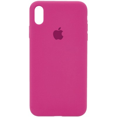 Чохол Silicone Case Full Protective (AA) для Apple iPhone XS Max (6.5") Малиновий / Dragon Fruit Чохол Silicone Case Full Protective (AA) для Apple iPhone XS Max (6.5") Малиновий / Dragon Fruit