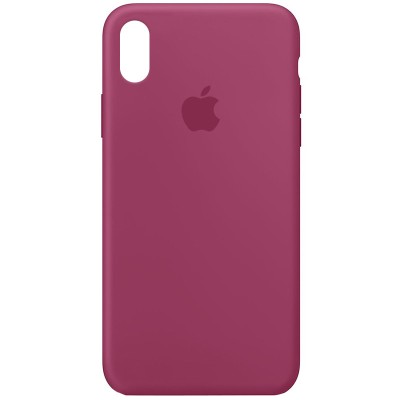 Чохол Silicone Case Full Protective (AA) для Apple iPhone XS Max (6.5") Малиновий / Pomegranate Чохол Silicone Case Full Protective (AA) для Apple iPhone XS Max (6.5") Малиновий / Pomegranate