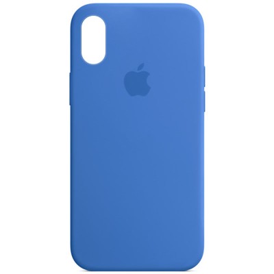 Чохол Silicone Case Full Protective (AA) для Apple iPhone XS Max (6.5") Синій / Capri Blue Чохол Silicone Case Full Protective (AA) для Apple iPhone XS Max (6.5") Синій / Capri Blue