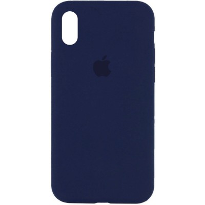 Чохол Silicone Case Full Protective (AA) для Apple iPhone XS Max (6.5") Синій / Deep navy Чохол Silicone Case Full Protective (AA) для Apple iPhone XS Max (6.5") Синій / Deep navy