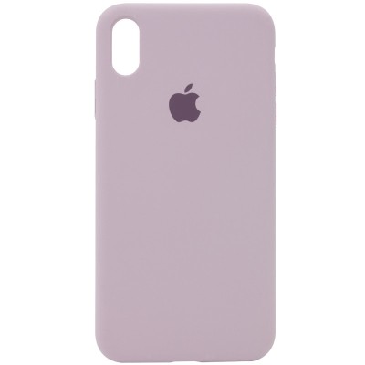 Чохол Silicone Case Full Protective (AA) для Apple iPhone XS Max (6.5") Сірий / Lavender Чохол Silicone Case Full Protective (AA) для Apple iPhone XS Max (6.5") Сірий / Lavender