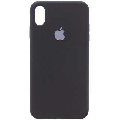 Чохол Silicone Case Full Protective (AA) для Apple iPhone XS Max (6.5") Чорний / Black Чохол Silicone Case Full Protective (AA) для Apple iPhone XS Max (6.5") Чорний / Black