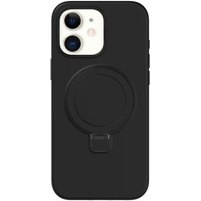 Чохол Silicone Case Full Protective NO LOGO with Ring для Apple iPhone 11 (6.1") Black Чохол Silicone Case Full Protective NO LOGO with Ring для Apple iPhone 11 (6.1") Black