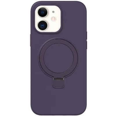Чохол Silicone Case Full Protective NO LOGO with Ring для Apple iPhone 11 (6.1") Purple Чохол Silicone Case Full Protective NO LOGO with Ring для Apple iPhone 11 (6.1") Purple