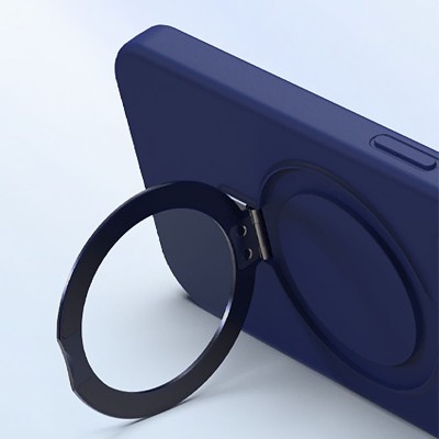 Чохол Silicone Case Full Protective NO LOGO with Ring для Apple iPhone 12 Pro / 12 (6.1") Dark Blue Чохол Silicone Case Full Protective NO LOGO with Ring для Apple iPhone 12 Pro / 12 (6.1") Dark Blue