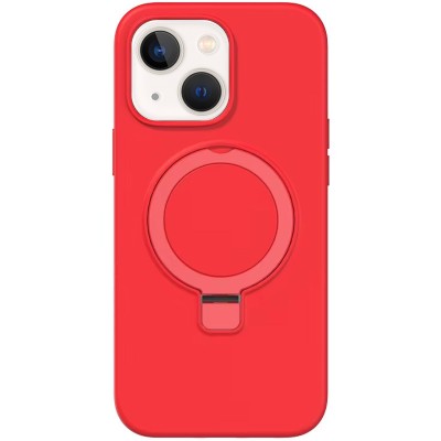 Чохол Silicone Case Full Protective NO LOGO with Ring для Apple iPhone 13 / 14 (6.1") Red Чохол Silicone Case Full Protective NO LOGO with Ring для Apple iPhone 13 / 14 (6.1") Red
